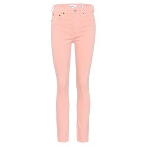 Re/Done High Rise 30 Skinny Jeans Pink
